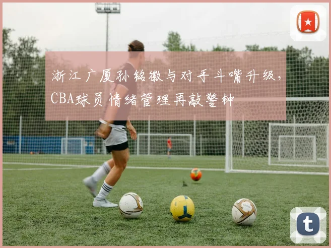 浙江广厦孙铭徽与对手斗嘴升级，CBA球员情绪管理再敲警钟